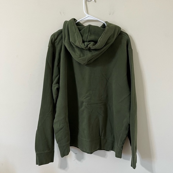 The North Face Men’s Olive Green Graphic Hooded Sweatshirt Size XL - Picture 6 of 10